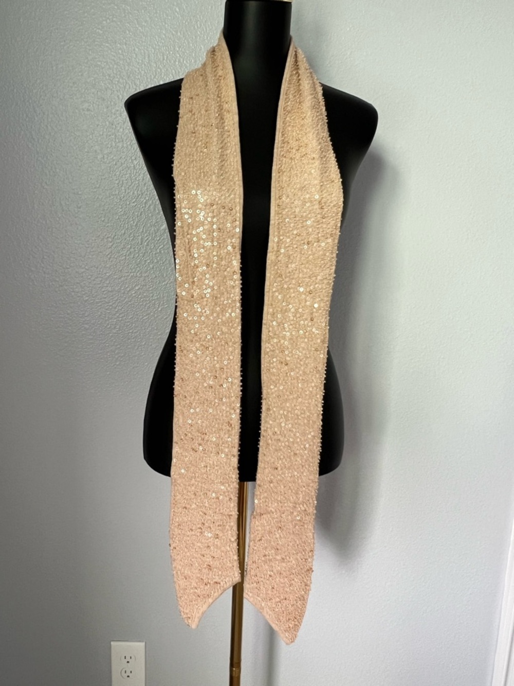 J. Crew Vintage Sequin Knit Scarf